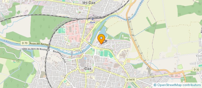 localisation de l'entreprise GAUDEFROY CHAREIRE à DAX