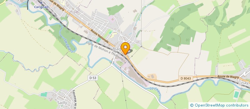 localisation de l'entreprise GAUDEFROY MACONNERIE GENERALE  OSNES