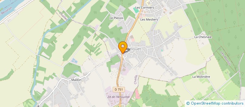 localisation de l'entreprise GAUDELAS ET SES ENFANTS à CHAILLES