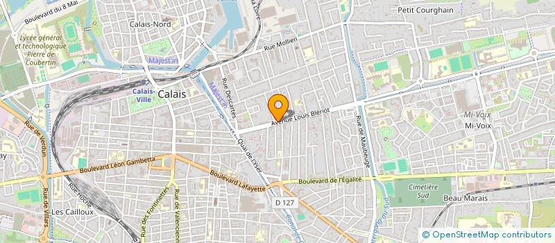 localisation de l'entreprise GAUDELOT STEPHANE - SAINT GEORGES SEVERINE  CALAIS