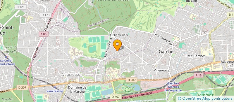 localisation de l'entreprise GAUDEMER  VAUCRESSON