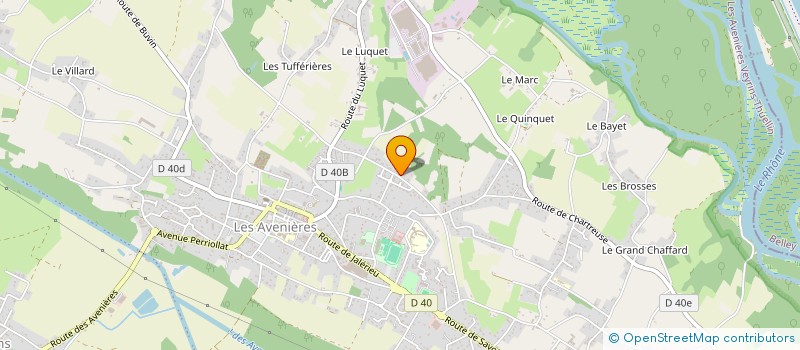 localisation de l'entreprise GAUDEMER LHF  LES AVENIERES VEYRINS-THUELLIN