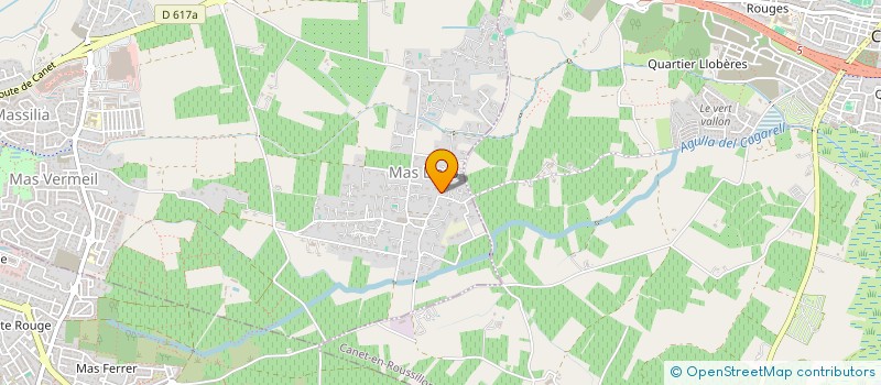 localisation de l'entreprise GAUDERIQUE à PERPIGNAN