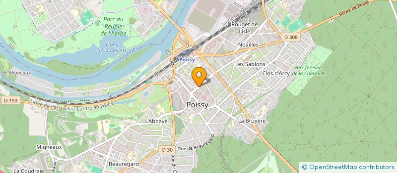 localisation de l'entreprise GAUDET TECHNOLOGIES à POISSY