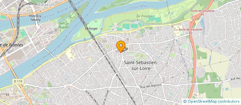 localisation de l'entreprise GAUDETNUYTS à SAINT-SEBASTIEN-SUR-LOIRE
