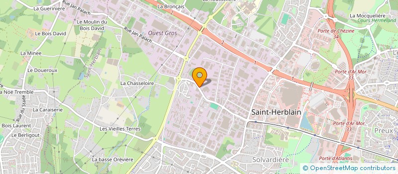 localisation de l'entreprise GAUDI  SAINT-HERBLAIN