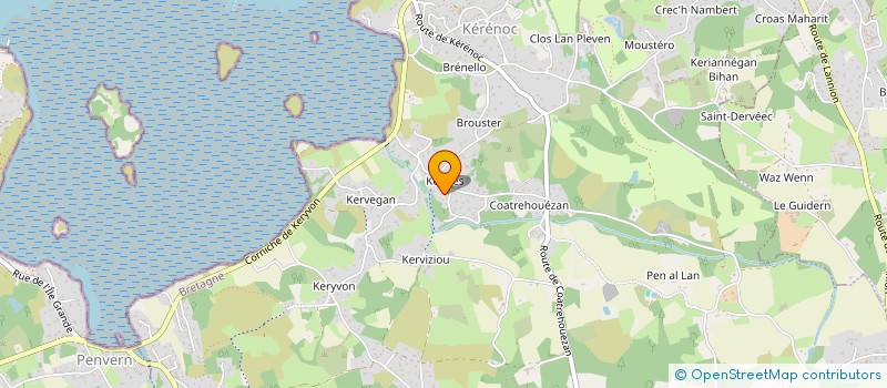 localisation de l'entreprise GAUDICHON INDIVISION  PLEUMEUR-BODOU