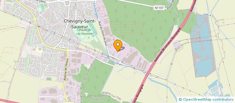 localisation de l'entreprise GAUDILLIERE à CHEVIGNY-SAINT-SAUVEUR