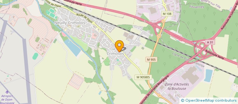 localisation de l'entreprise GAUDILLIERE RECYCLAGE  NEUILLY-CRIMOLOIS