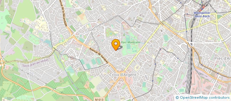 localisation de l'entreprise GAUDIN à MONTPELLIER