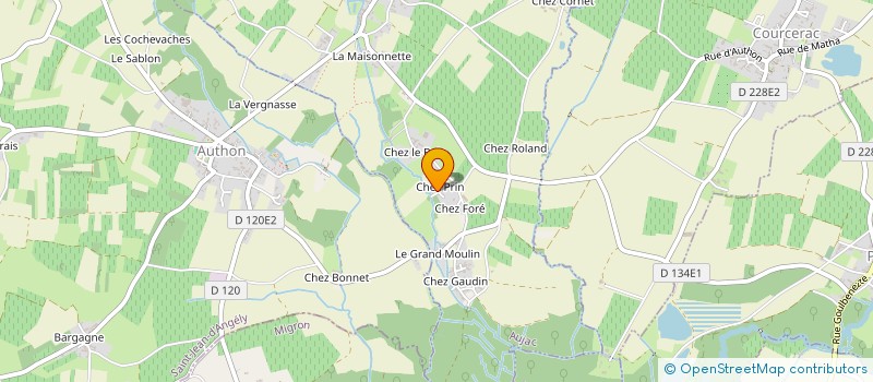localisation de l'entreprise GAUDIN ET FILS à AUJAC