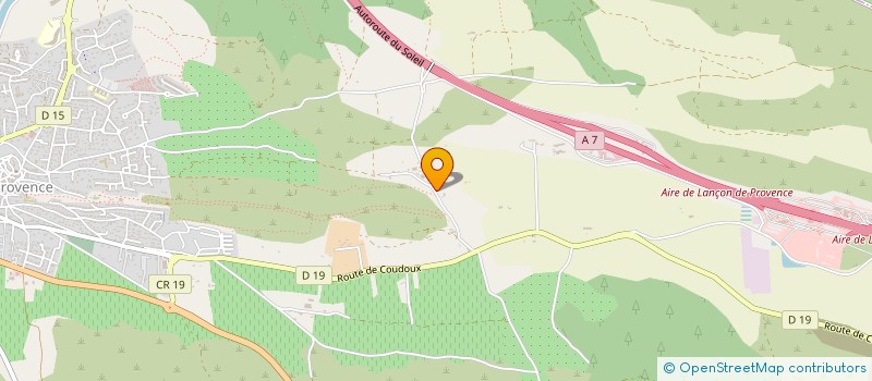 localisation de l'entreprise GAUDIN FABRICE à LANCON-PROVENCE