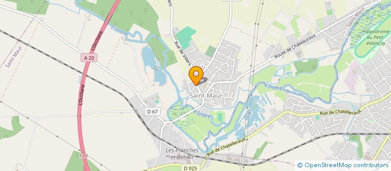 localisation de l'entreprise GAUDIN-FOMPROIX IMMOBILIER à SAINT-MAUR