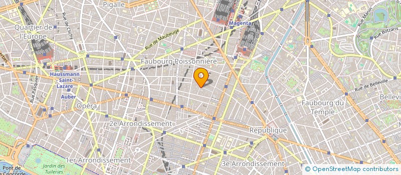 localisation de l'entreprise GAUDIN RESTAURATION  PARIS