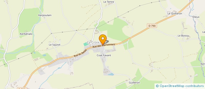 localisation de l'entreprise GAUDIN-ST JALMES  LE HAUT-CORLAY