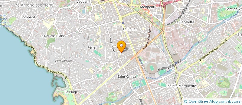 localisation de l'entreprise GAUDINETO MARSEILLE à MARSEILLE