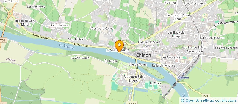 localisation de l'entreprise GAUDISSANT à CHINON