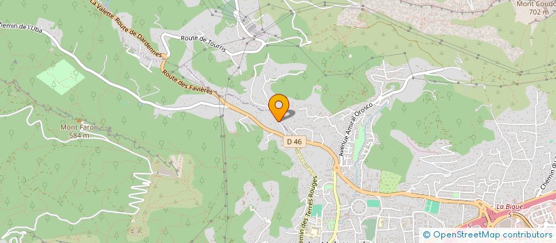 localisation de l'entreprise GAUDISSARD  TOULON