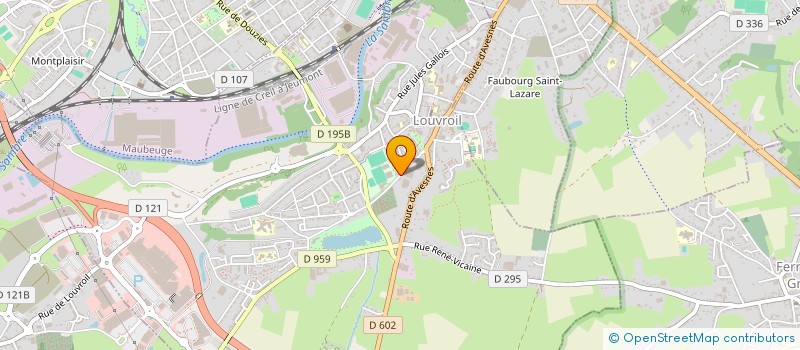 localisation de l'entreprise GAUDRE ET ASSOCIES  LOUVROIL