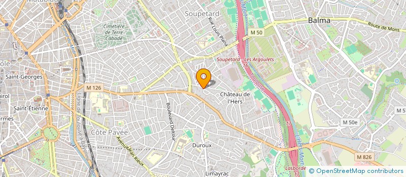 localisation de l'entreprise GAUDY CREATION  TOULOUSE