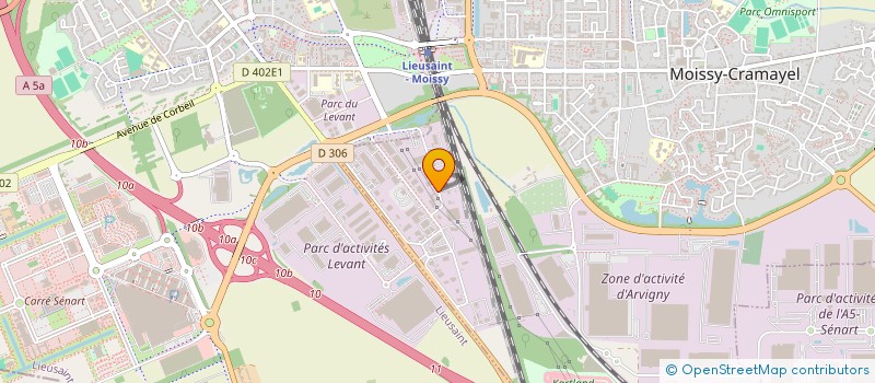 localisation de l'entreprise GAUFORIM  MOISSY-CRAMAYEL