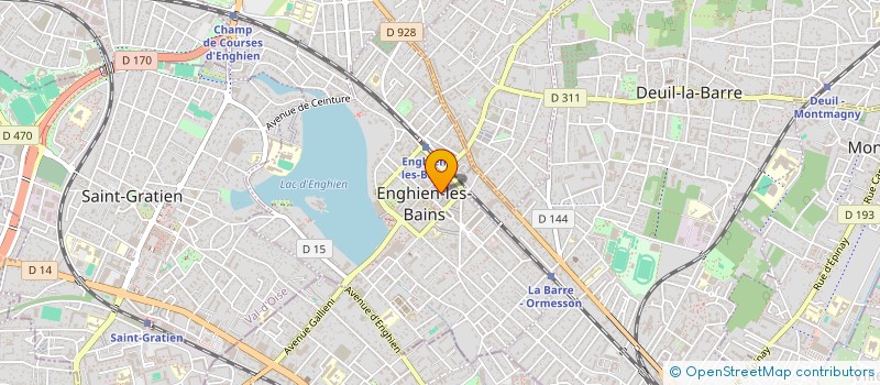 localisation de l'entreprise GAUFRE ENGHIEN  ENGHIEN-LES-BAINS