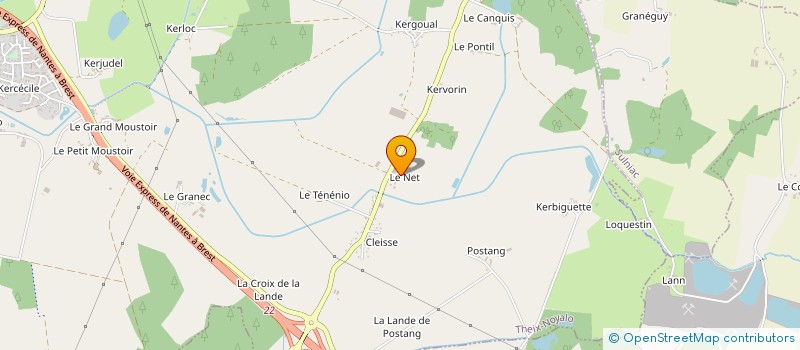 localisation de l'entreprise GAUGENDAU AGRICULTURE à THEIX-NOYALO