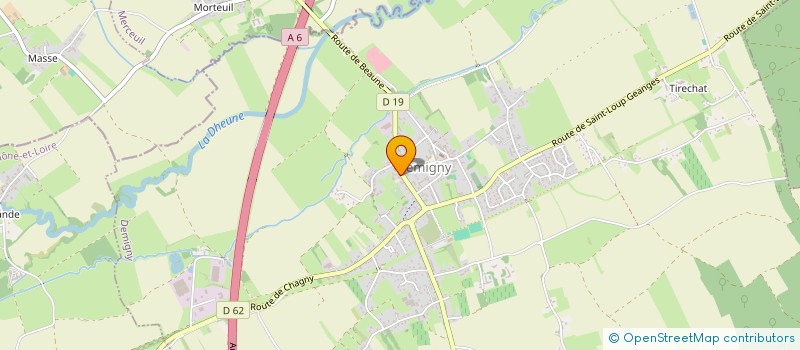 localisation de l'entreprise GAUGEY PHILIPPE ET SYLVAIN  DEMIGNY