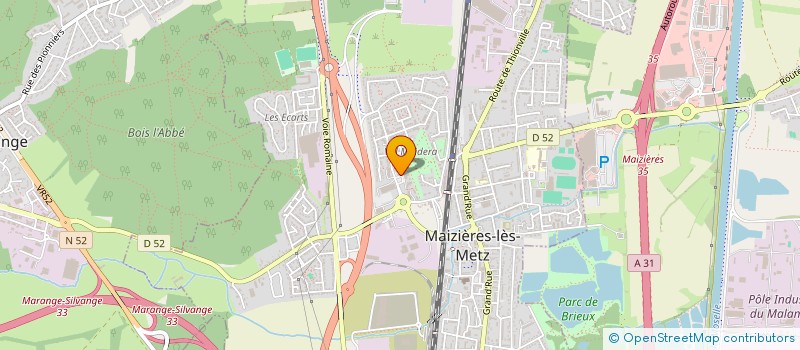 localisation de l'entreprise GAUGIN à MAIZIERES-LES-METZ