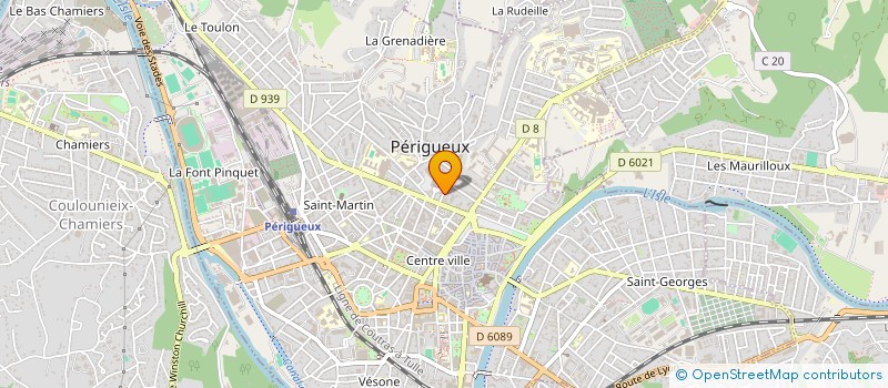 localisation de l'entreprise GAUGUIER - LUCAS  PERIGUEUX