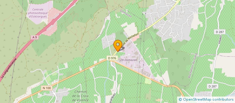 localisation de l'entreprise GAUJACOISE DE VOIES FERREES - TRAVAUX PUBLICS à DOMAZAN