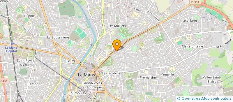 localisation de l'entreprise GAUJARD à LE MANS
