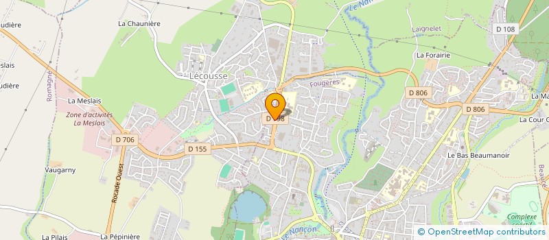 localisation de l'entreprise GAULANG à FOUGERES