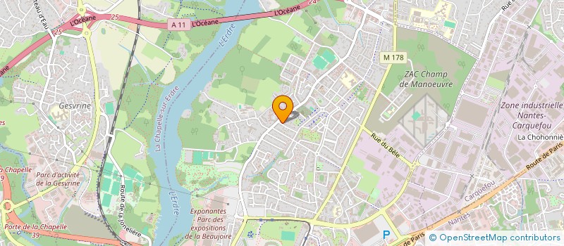 localisation de l'entreprise GAULE NANTAISE  NANTES