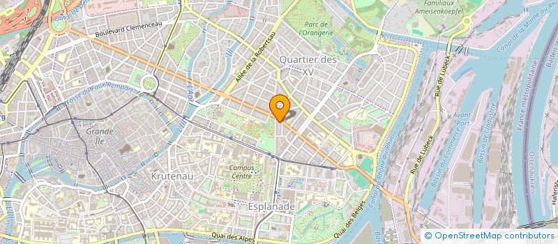 localisation de l'entreprise GAULIER  STRASBOURG