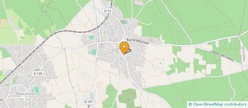 localisation de l'entreprise GAULIETTE  GENERAC