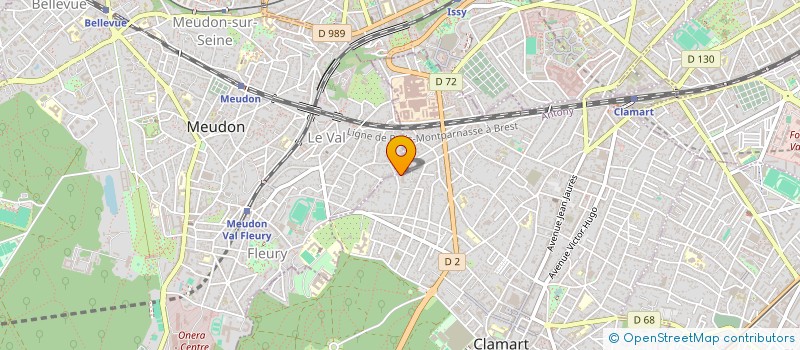 localisation de l'entreprise GAULOC à CLAMART