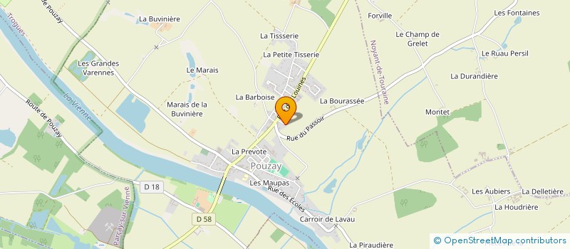 localisation de l'entreprise GAULOIS JOYEUX SOLIDAIRES  POUZAY