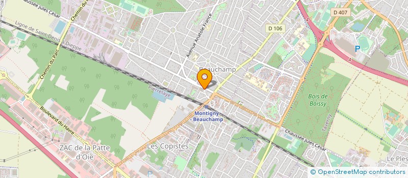 localisation de l'entreprise GAULT  BEAUCHAMP