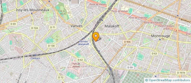 localisation de l'entreprise GAULT CONSEIL  MALAKOFF