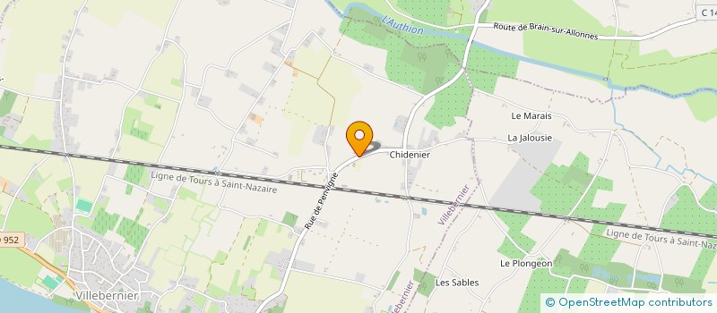 localisation de l'entreprise GAULTIER à VILLEBERNIER