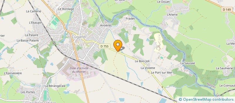 localisation de l'entreprise GAULTIER  CUGAND-LA-BERNARDIERE