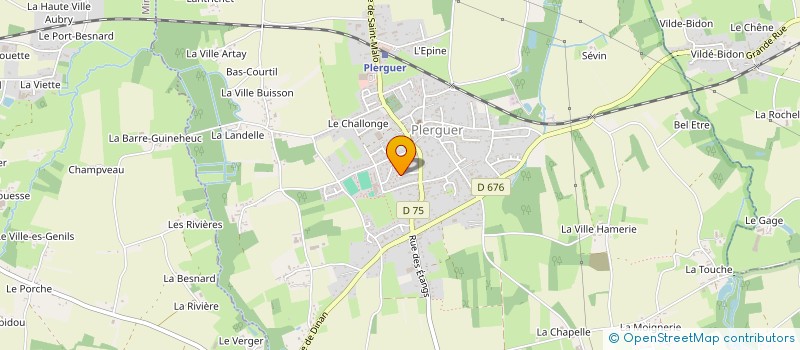 localisation de l'entreprise GAULTIER ANTHONY  MINIAC-MORVAN