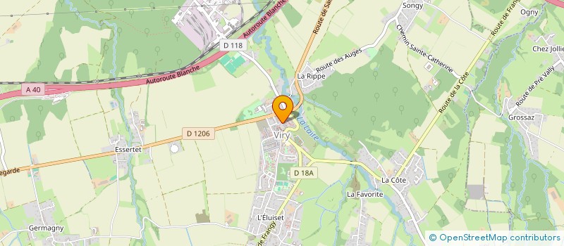 localisation de l'entreprise GAULUET  VIRY