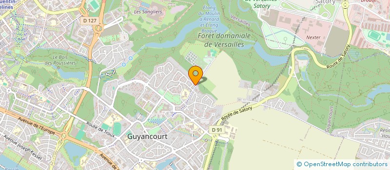 localisation de l'entreprise GAUMATA  GUYANCOURT