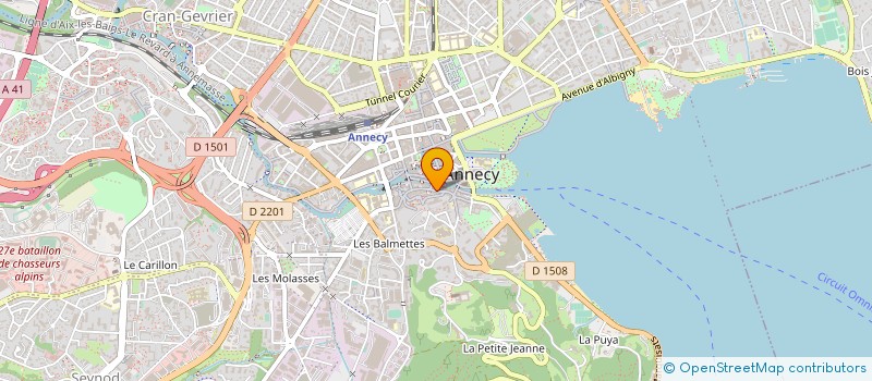 localisation de l'entreprise GAUMAX à ANNECY