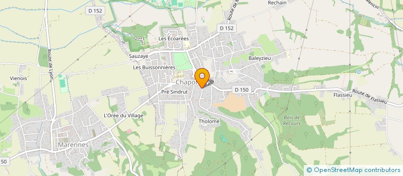 localisation de l'entreprise GAUMAX PARTICIPATIONS  CHAPONNAY