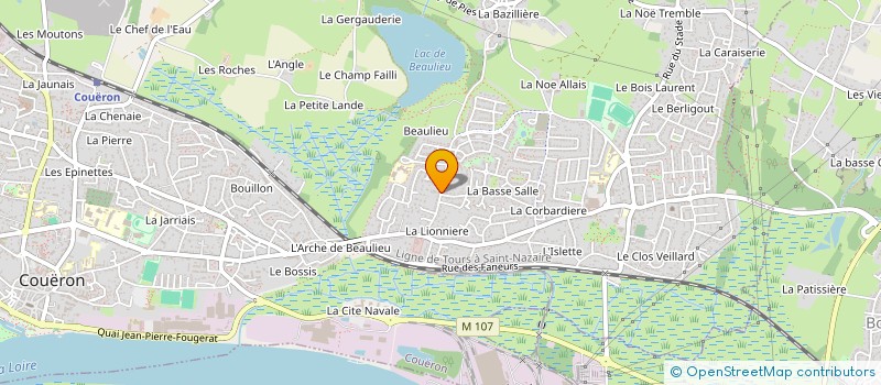 localisation de l'entreprise GAUME HOLDING à COUERON