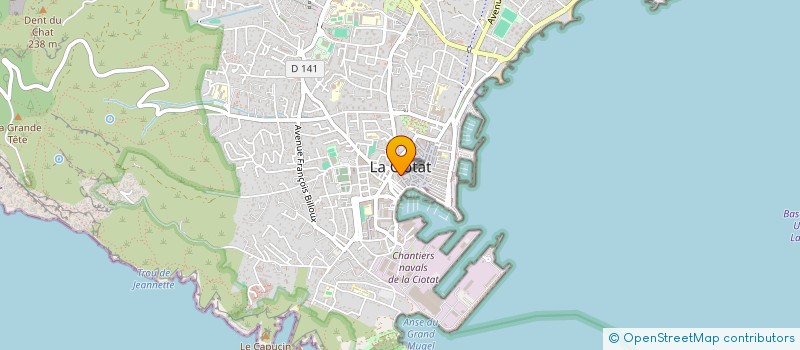 localisation de l'entreprise GAUMENCE à LA CIOTAT