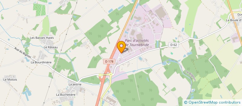 localisation de l'entreprise GAUMON  LA CHEVROLIERE